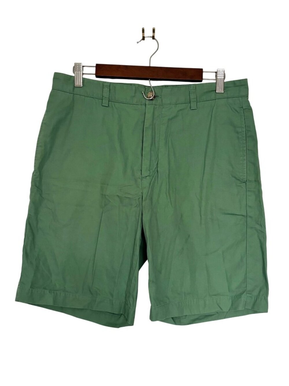 Vineyard Vines Mens Green Cotton Chino Shorts Size 32 Classic Fit
